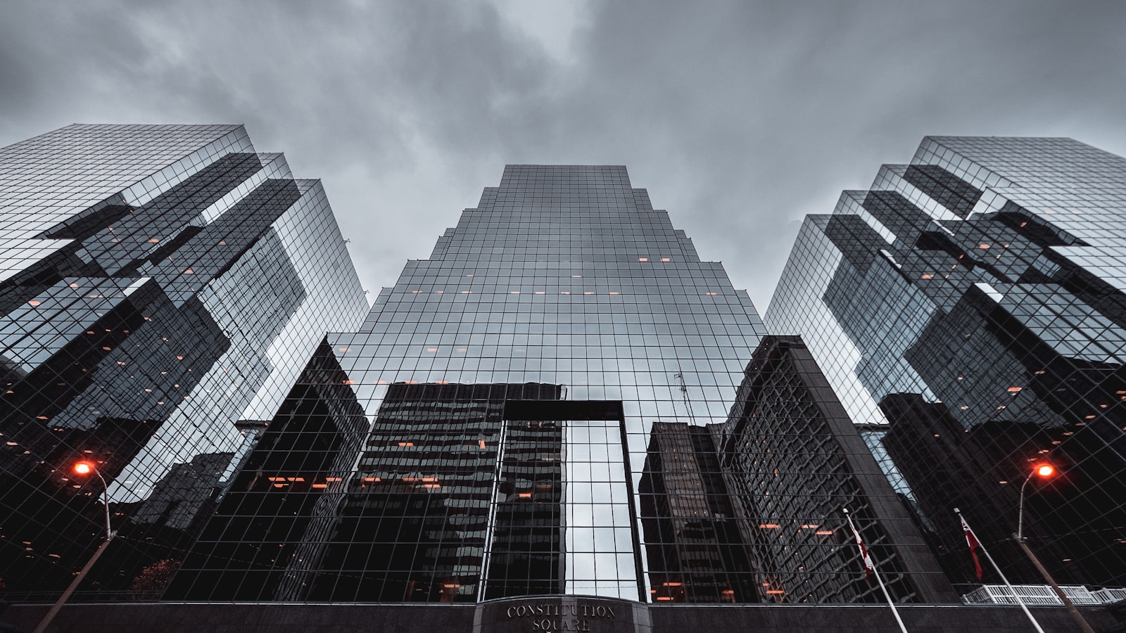 Columbus Ohio downtown skyline with Scioto Mile